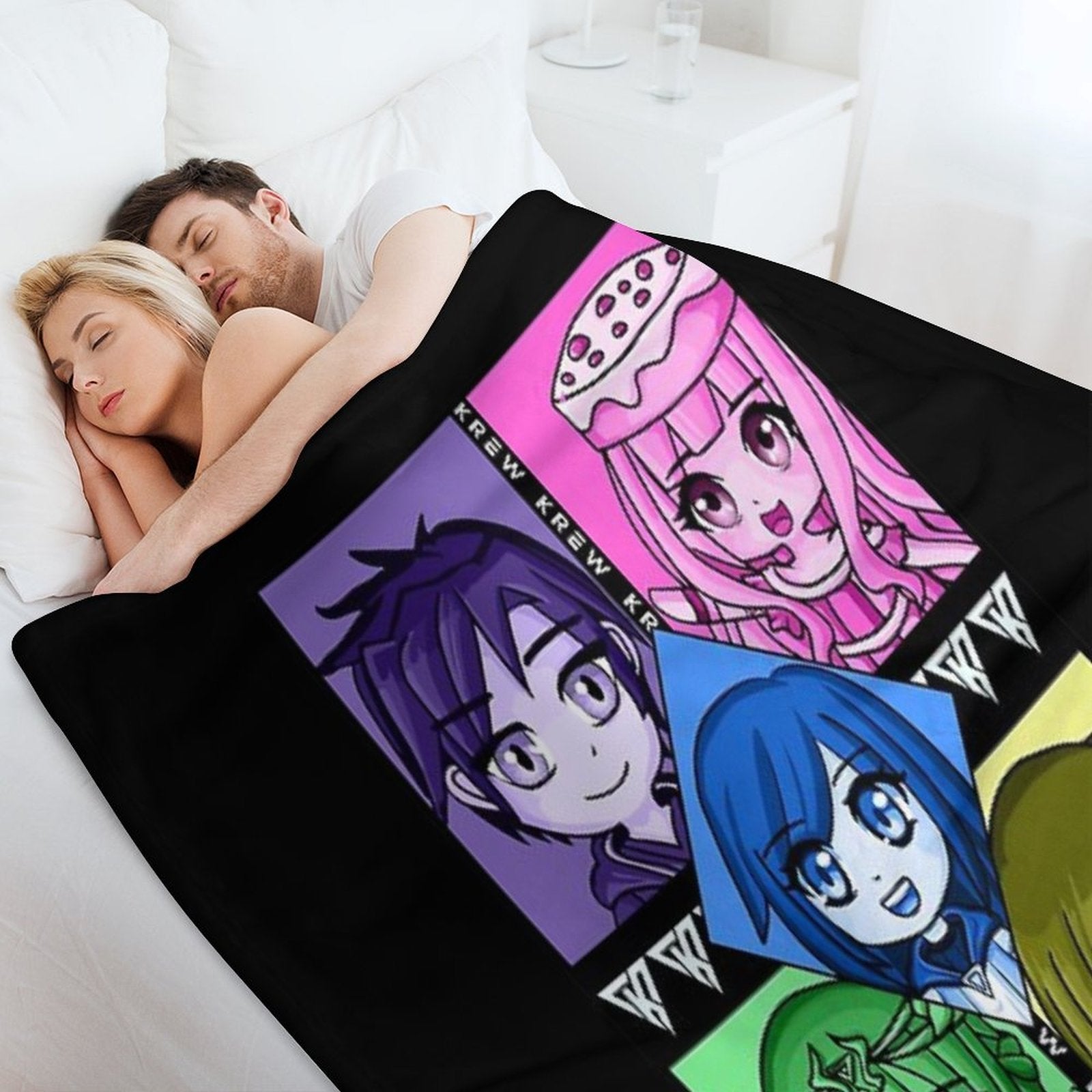 Aesthetic Funneh Krew Shrink-resistant Throw Blanket
