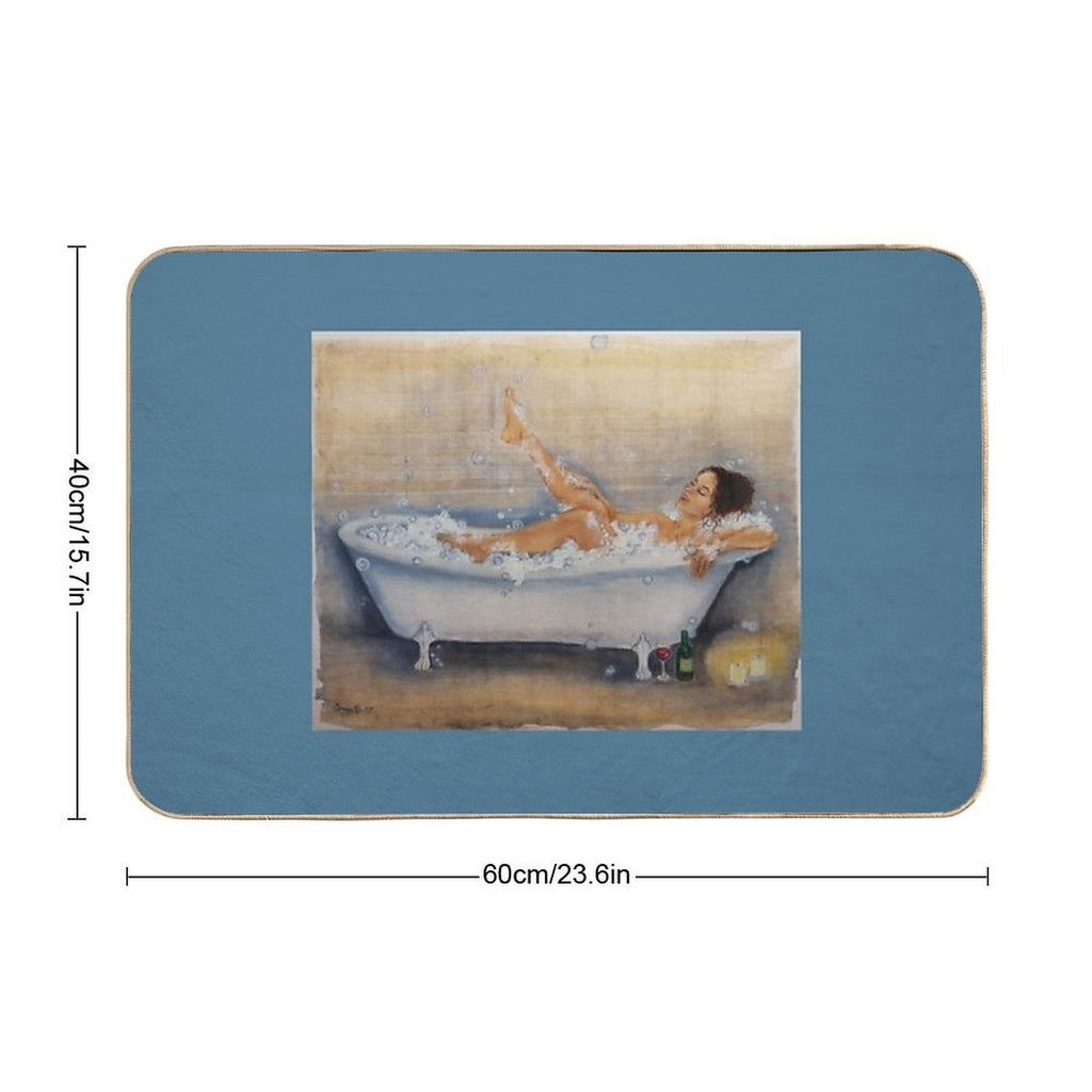 Magic of A Hot Bath Durable Bath Mat