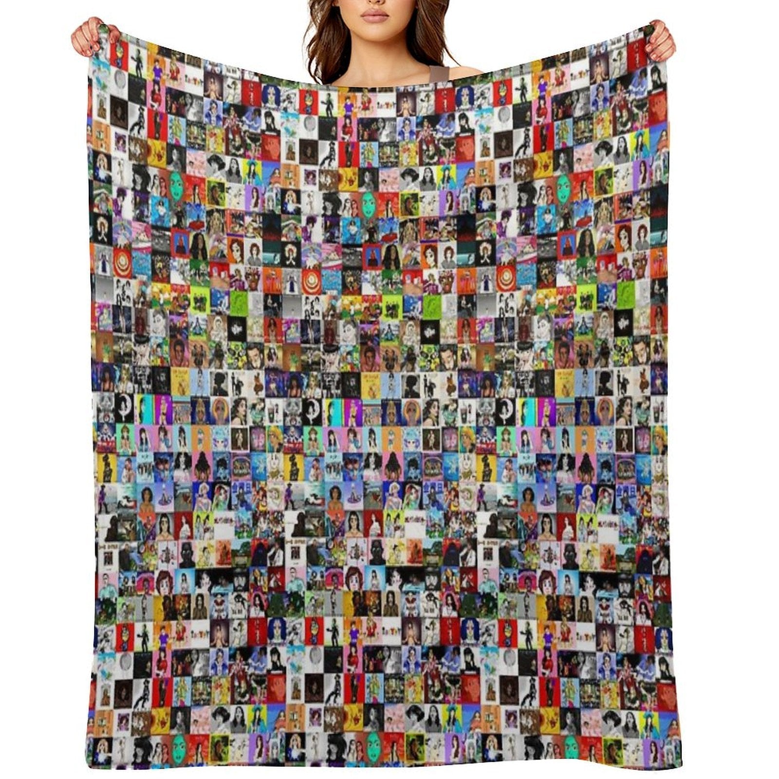 Ultimate Album Collage Velvety-soft Throw Blanket