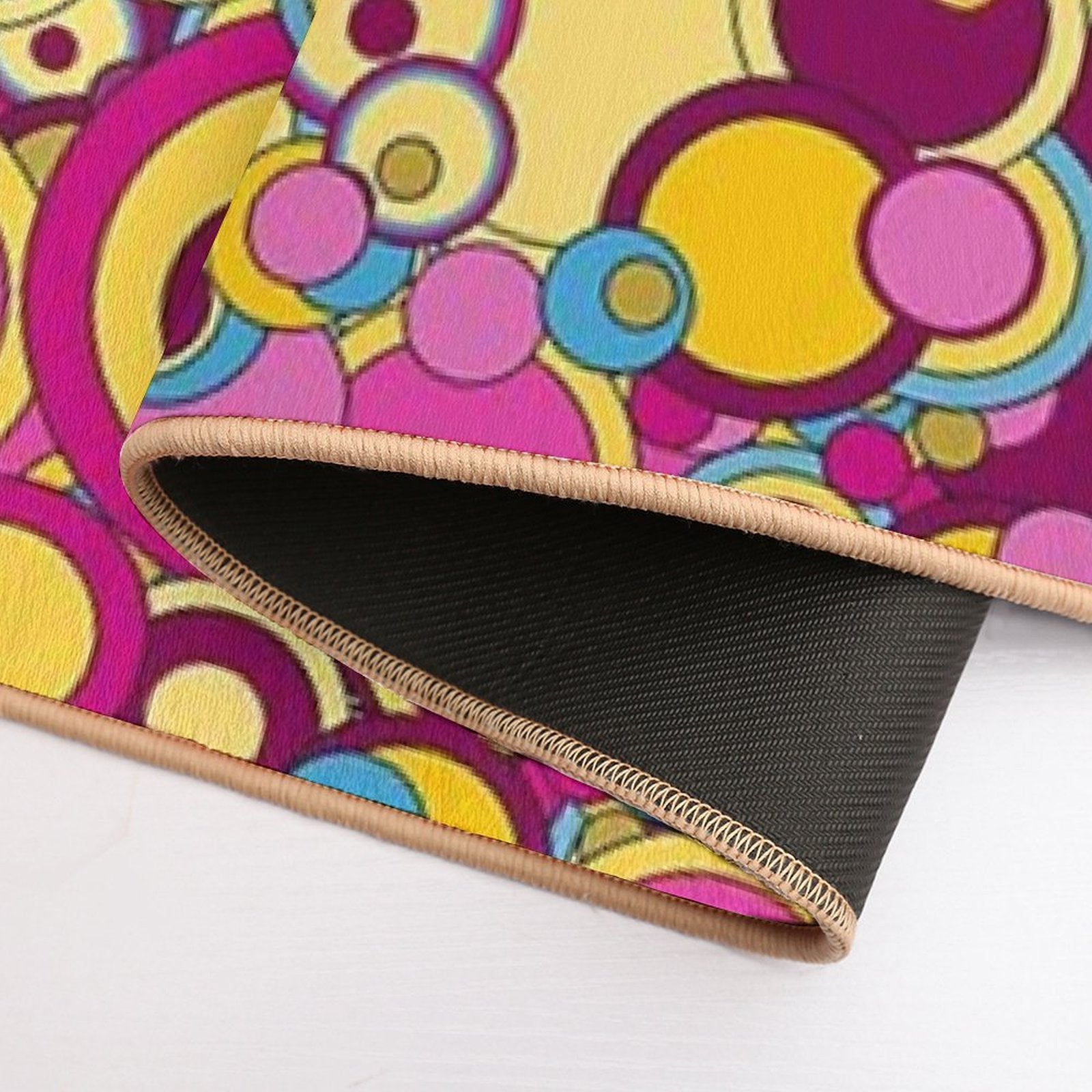 Peter Max Bubbles  Toxin-Free Bath Mat