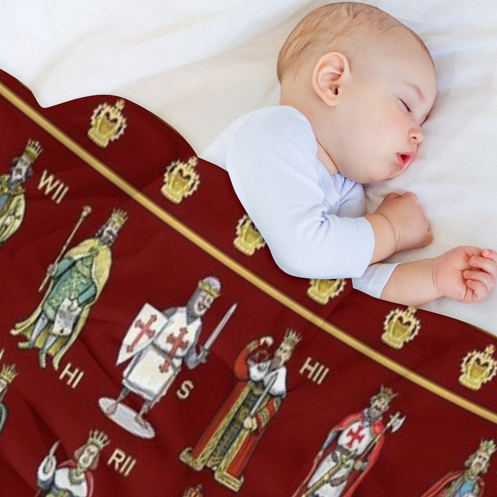 English And British Monarchs The Complete Set (Alternate Version) Multi-functional Throw Blanket