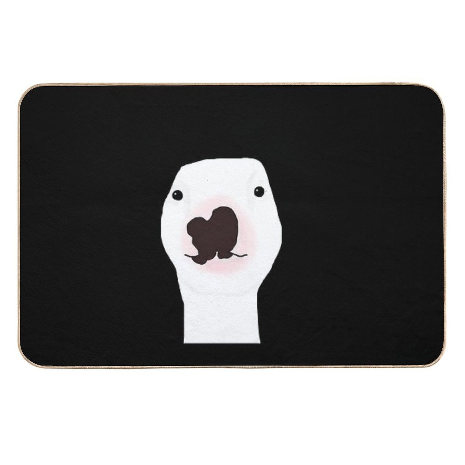 Walter The Bull Terrier  Repositionable Bath Mat