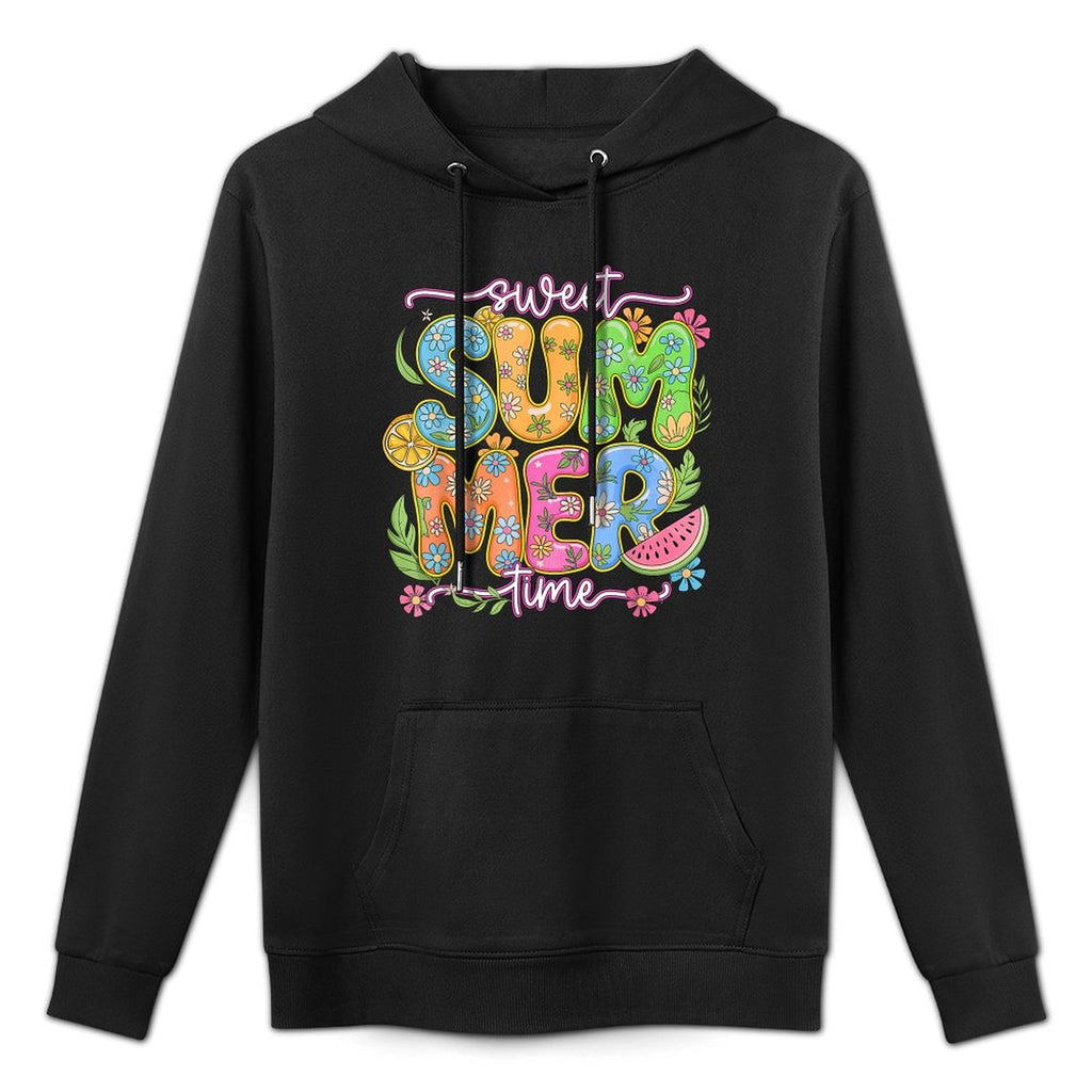 Sweet Summer Time Retro Sweet Summer Time Girl Women Moisture-Wicking Hoodie