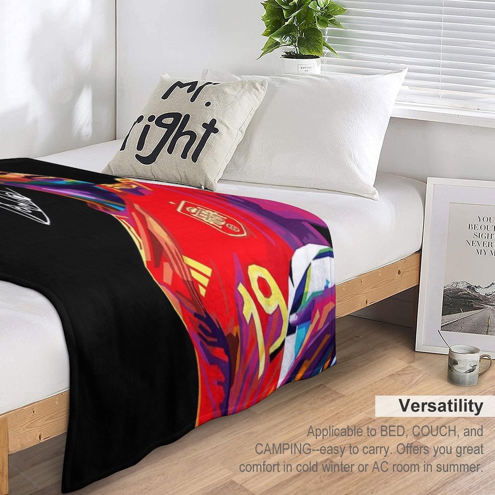 Lamine Yamal Wpap Art Plush Throw Blanket