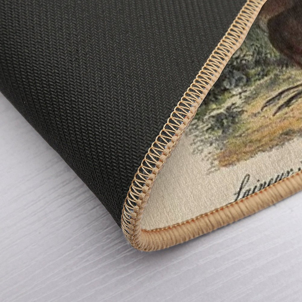 KANGAROO  Vintage 1854 Comte Print  Easy Maintenance Bath Mat
