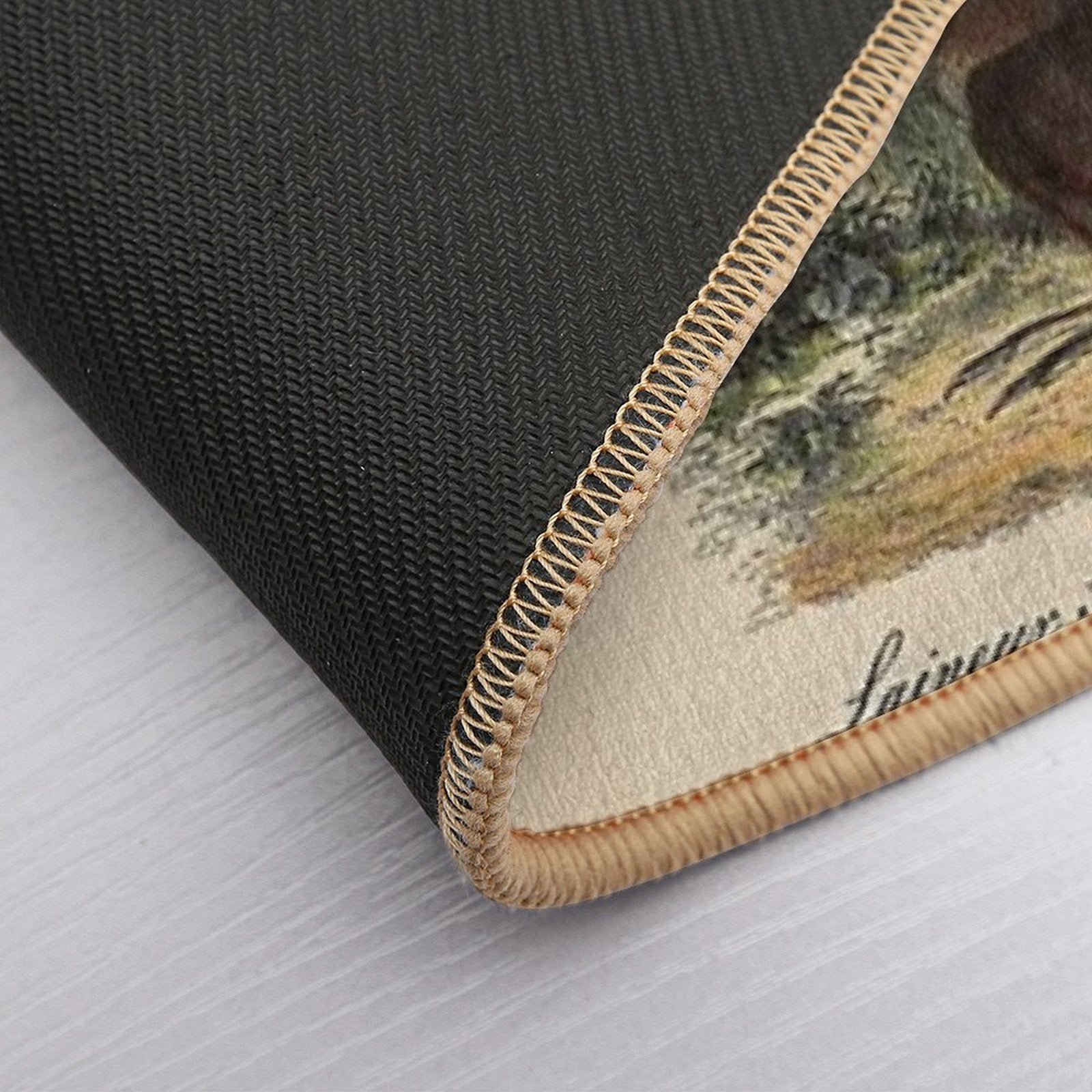 KANGAROO  Vintage 1854 Comte Print  Easy Maintenance Bath Mat
