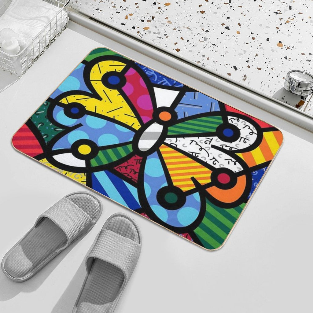 Romero Britto  Pet-Safe Bath Mat