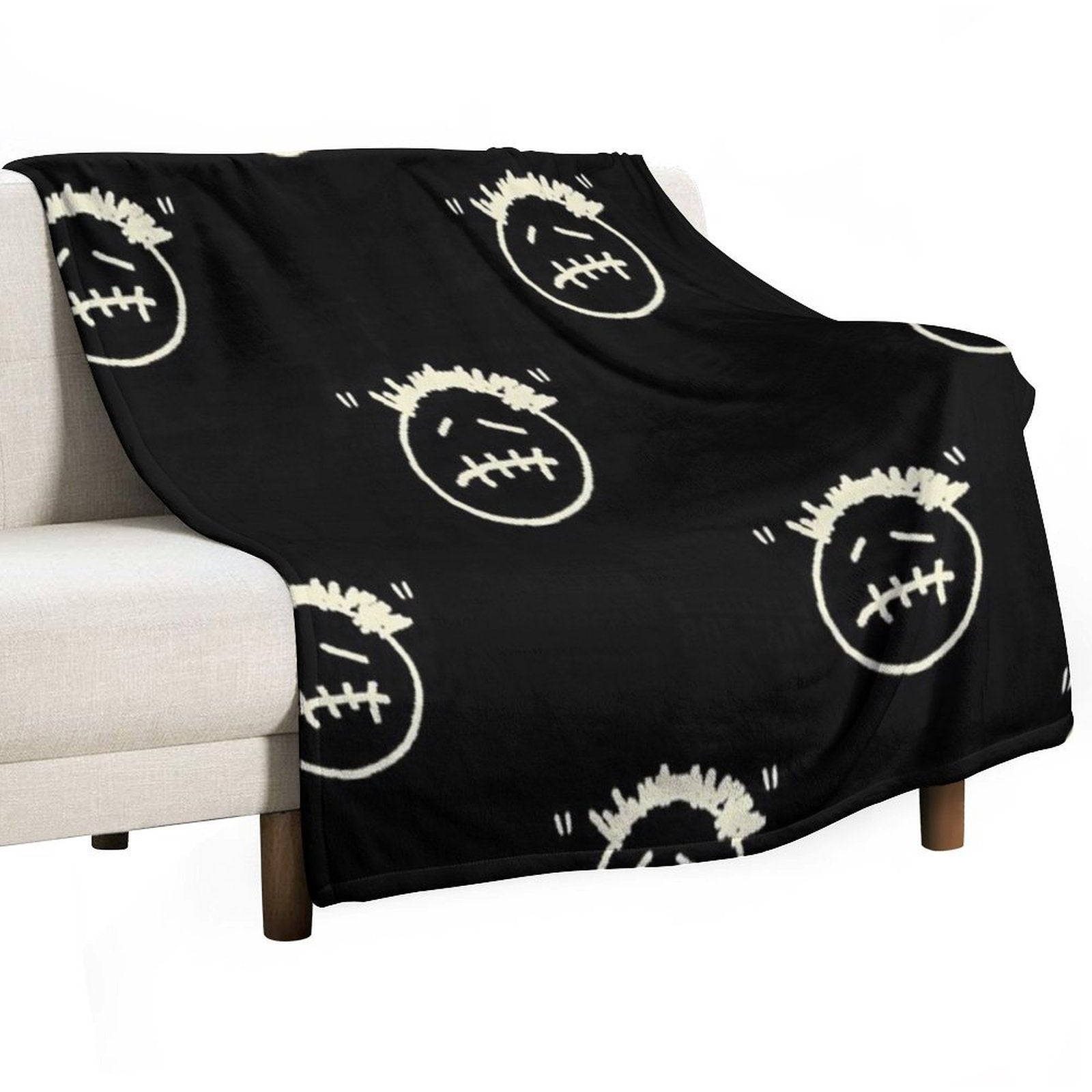 Cactus Jack Logo Sustainable Throw Blanket