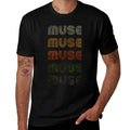 Love Heart Muse Grunge Vintage Style Black Muse  Moisture-wicking T-Shirt