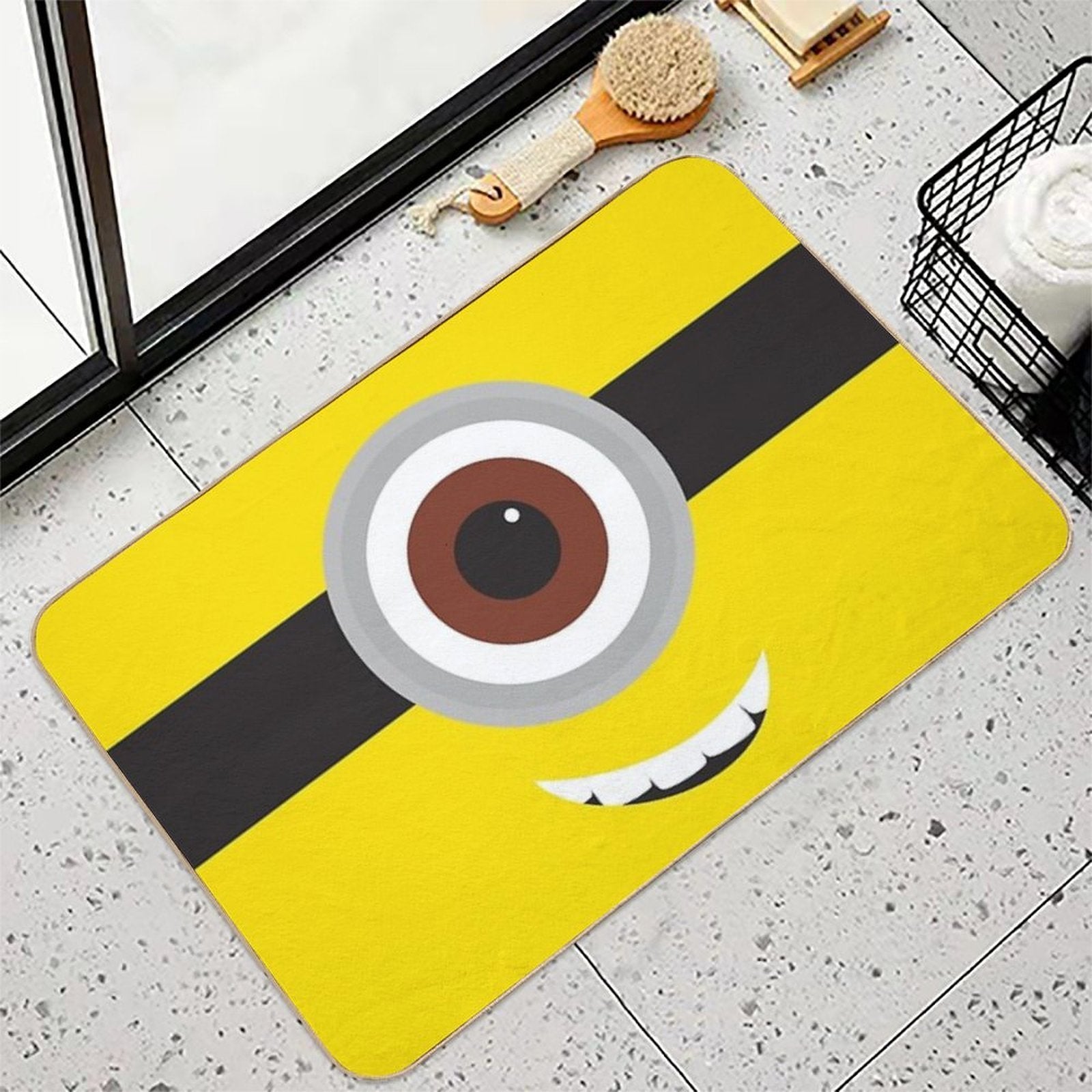Minion Eye  Non-Slip Bath Mat