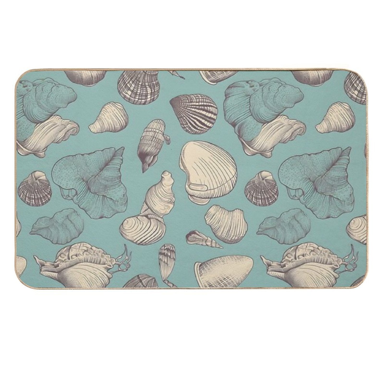 Shells Design  Eco-Friendly Bath Mat