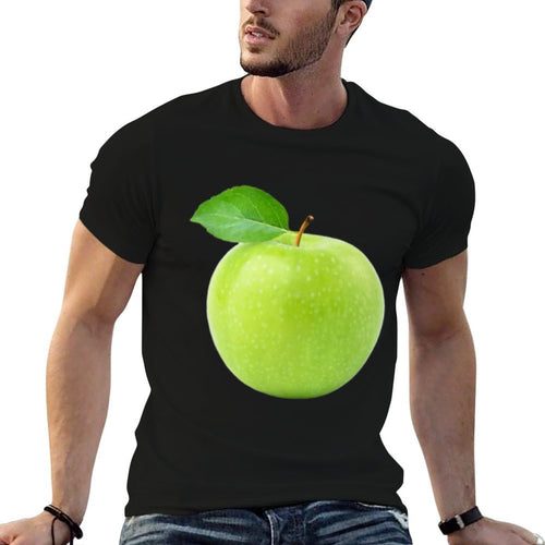 Apple Brat Green Meme Trend Gen Z  Heathered Texture T-Shirt
