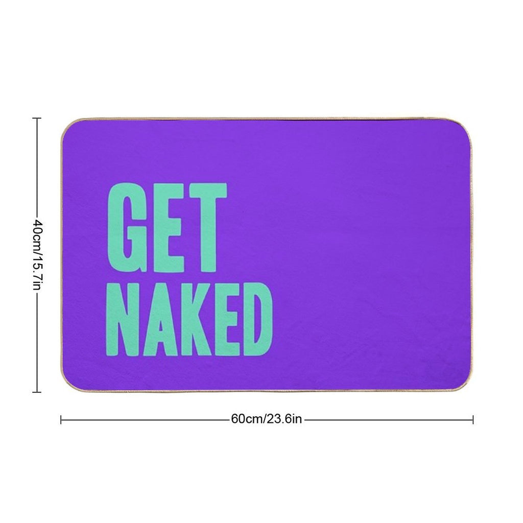 Get Naked - Purple And Blue  Toxin-Free Bath Mat