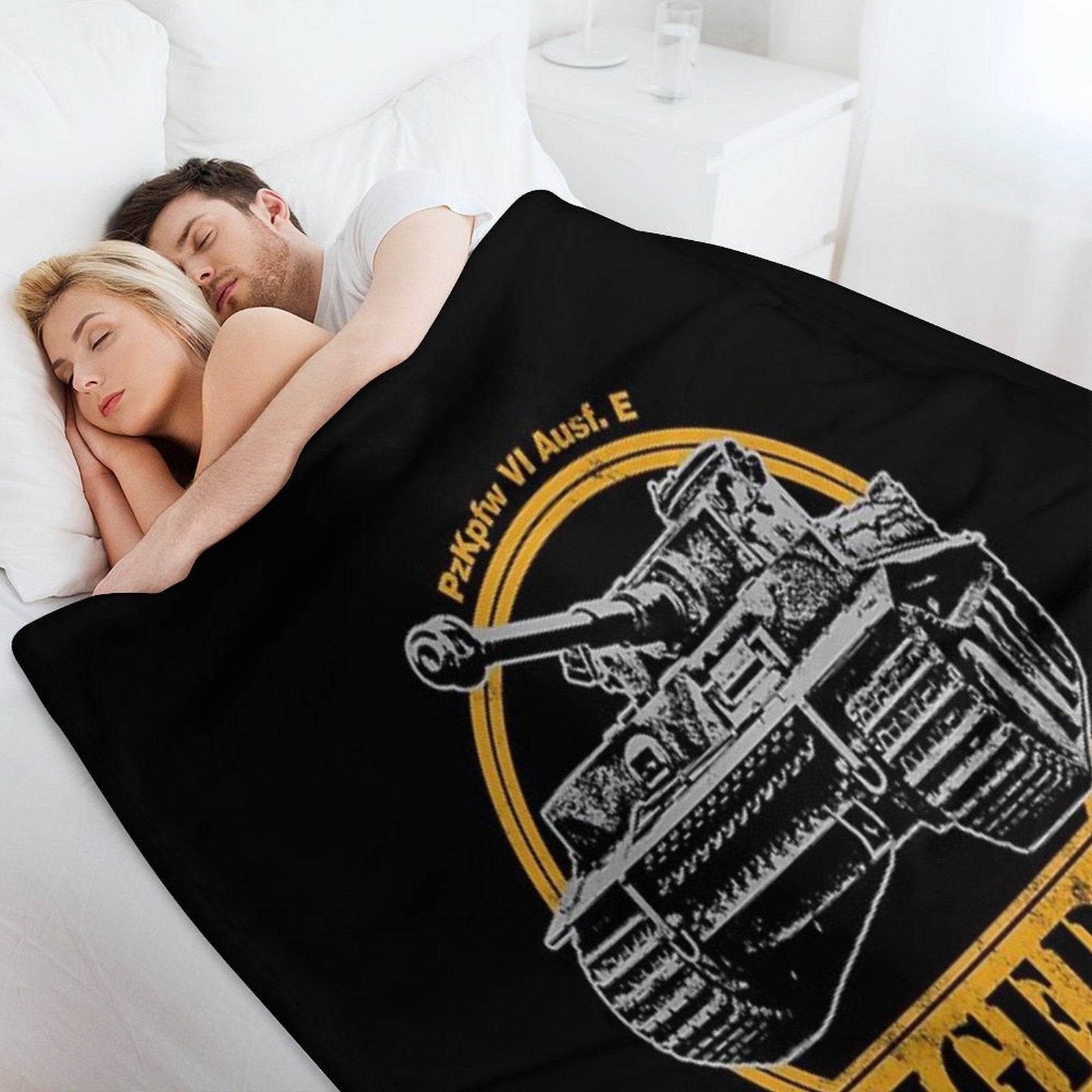 Tiger I - WW2 German Tank Sustainable Throw Blanket