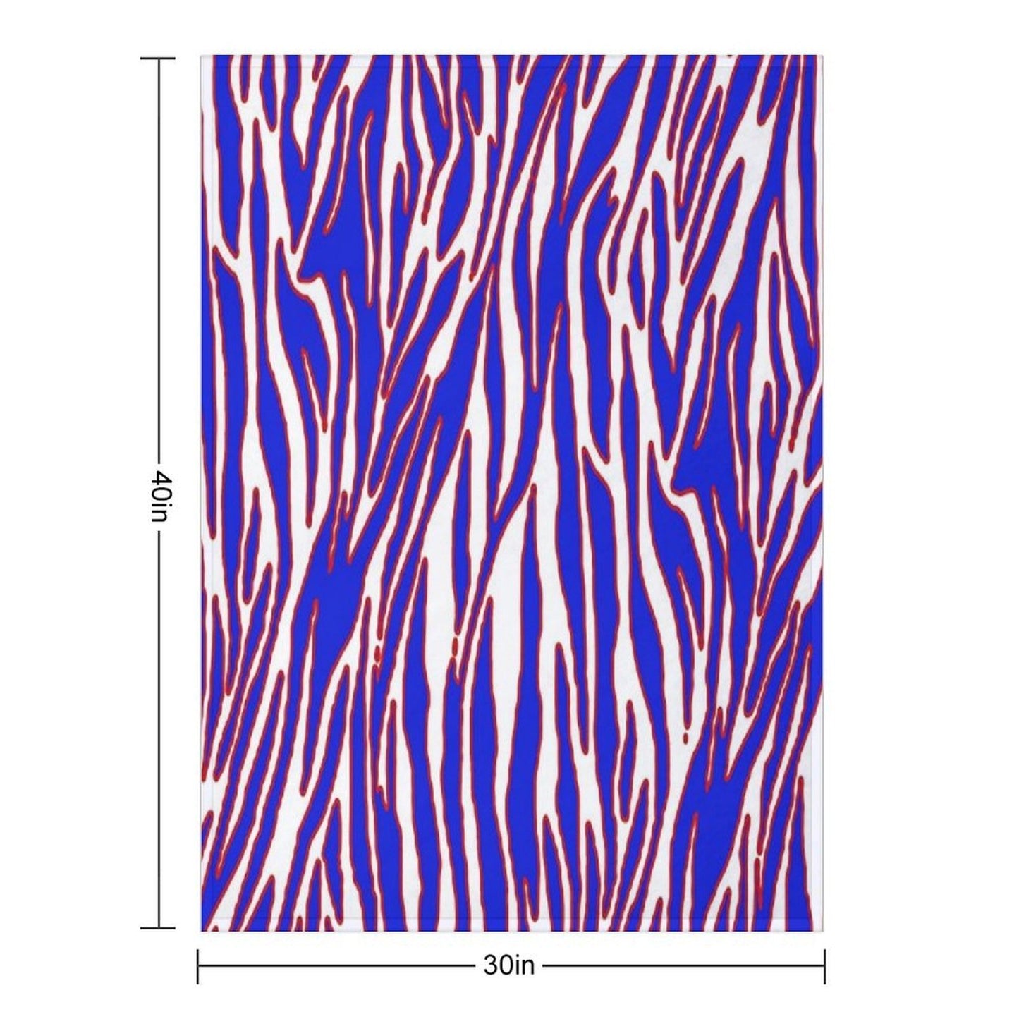 Zuba Print Pattern All-season Throw Blanket