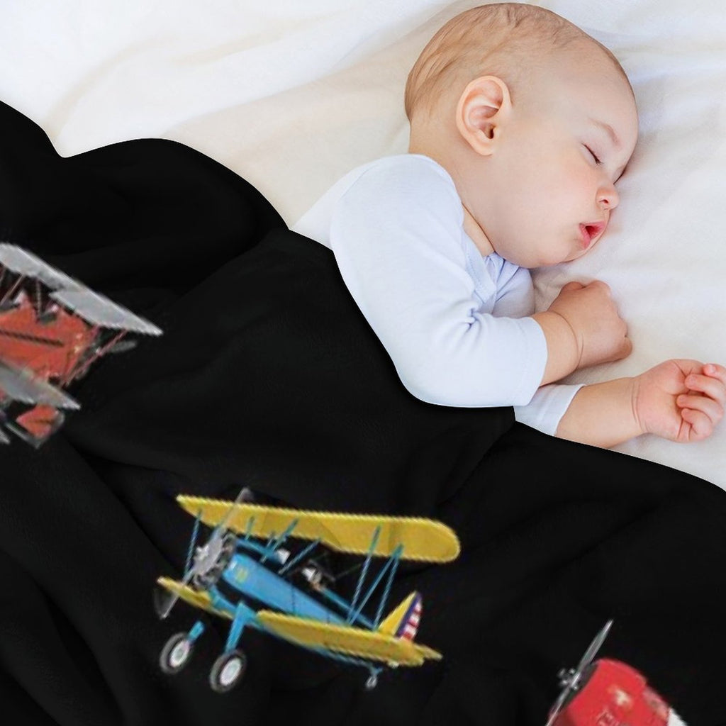 Airplanes Comfort Throw Blanket