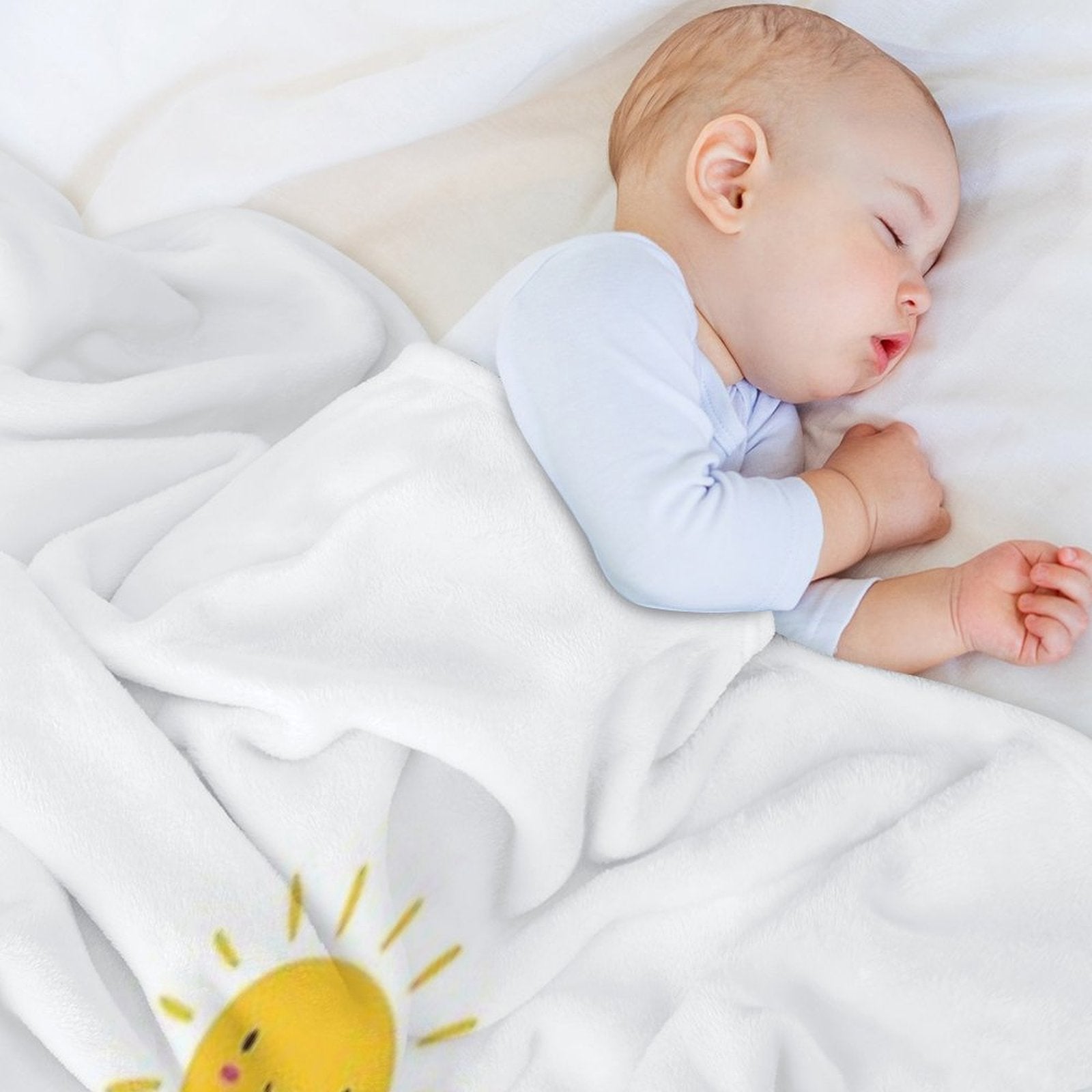 Daddy's Little Sunshine Father Daughter Cute Versatility Throw Blanket