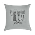 Reserved for The Cat Soft Ultra-Soft Texture Throw Pillow