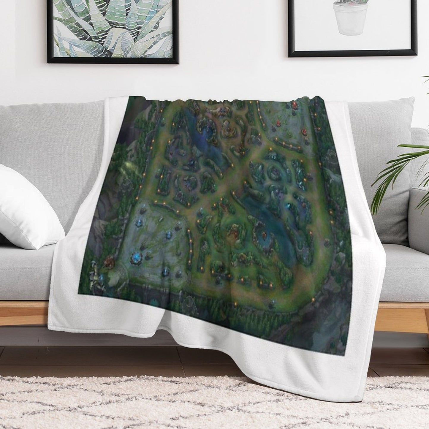 Summoners Rift Versatility Throw Blanket