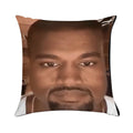 Kanye West Stretched Meme  TikTok Meme  Ye Soft Ultra-Soft Texture Throw Pillow