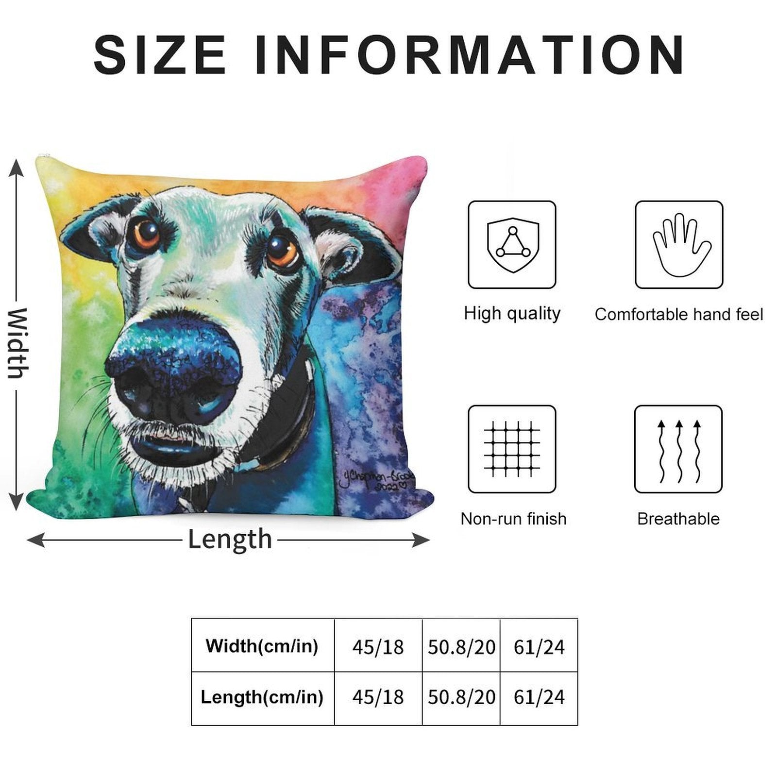 The Look of Love Soft Hidden Zipper Throw Pillow