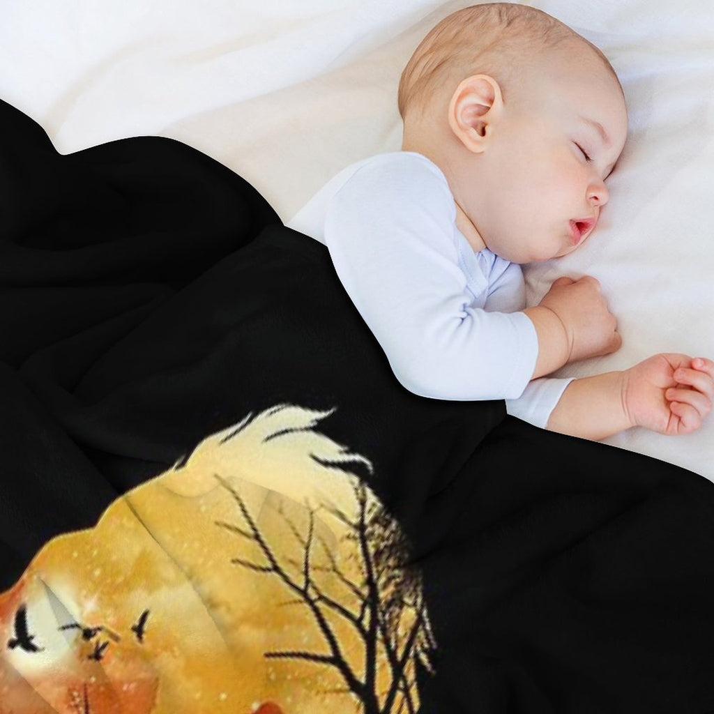 Courage Dear Heart Sustainable Throw Blanket