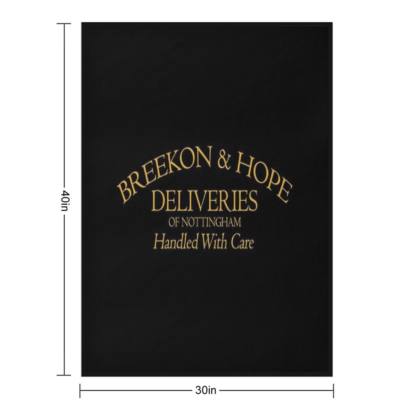 Breekon & Hope Deliveries Easy Care Throw Blanket