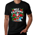 Mele Kalikimaka Tropical Santa Christmas  Slim-fit Cut T-Shirt