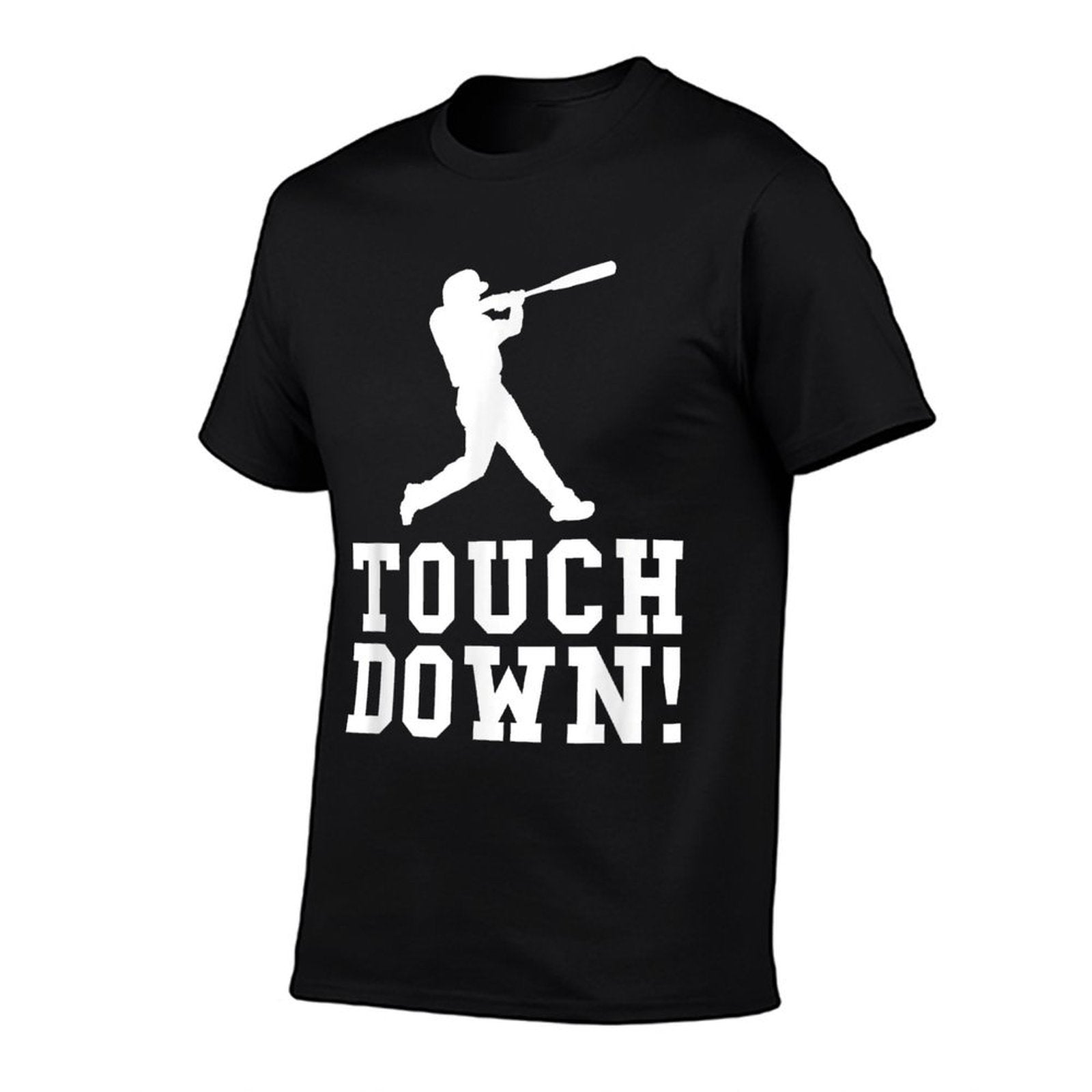 Funny Touchdown Baseball Football Sports Gift  Summer-ready Fabric T-Shirt