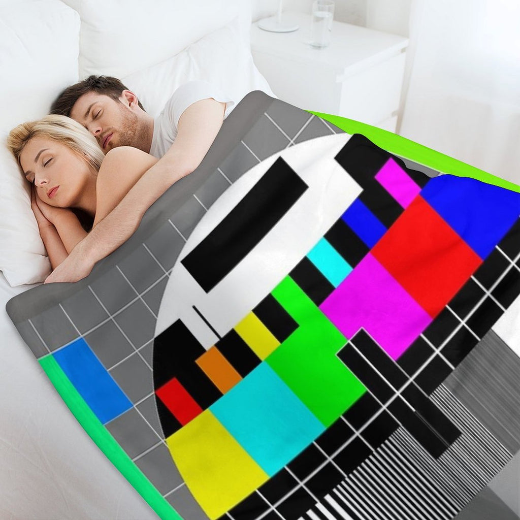 Television Test Card All-season Throw Blanket