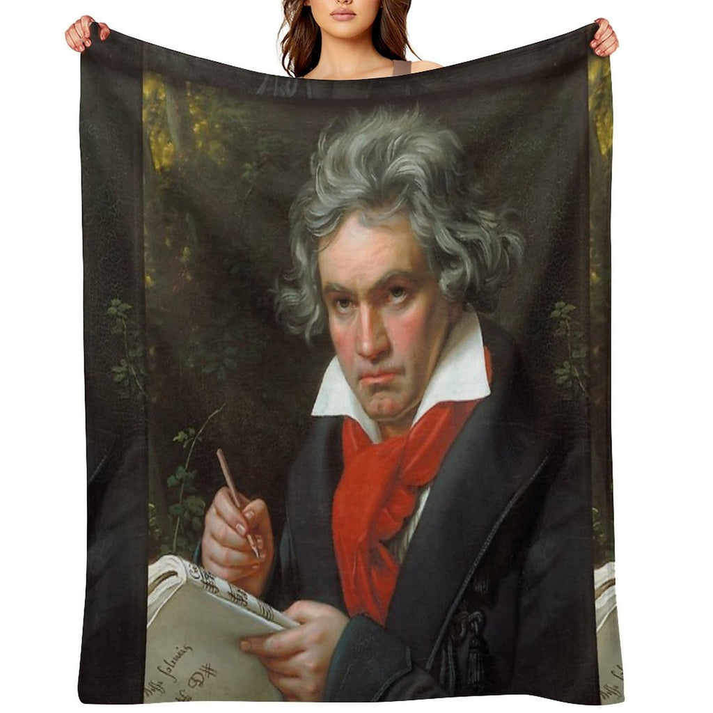 Ludwig Van Beethoven Lightweight Throw Blanket