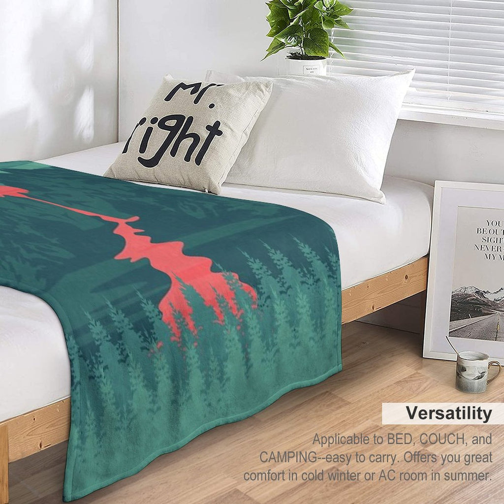 The Red River Durable Throw Blanket