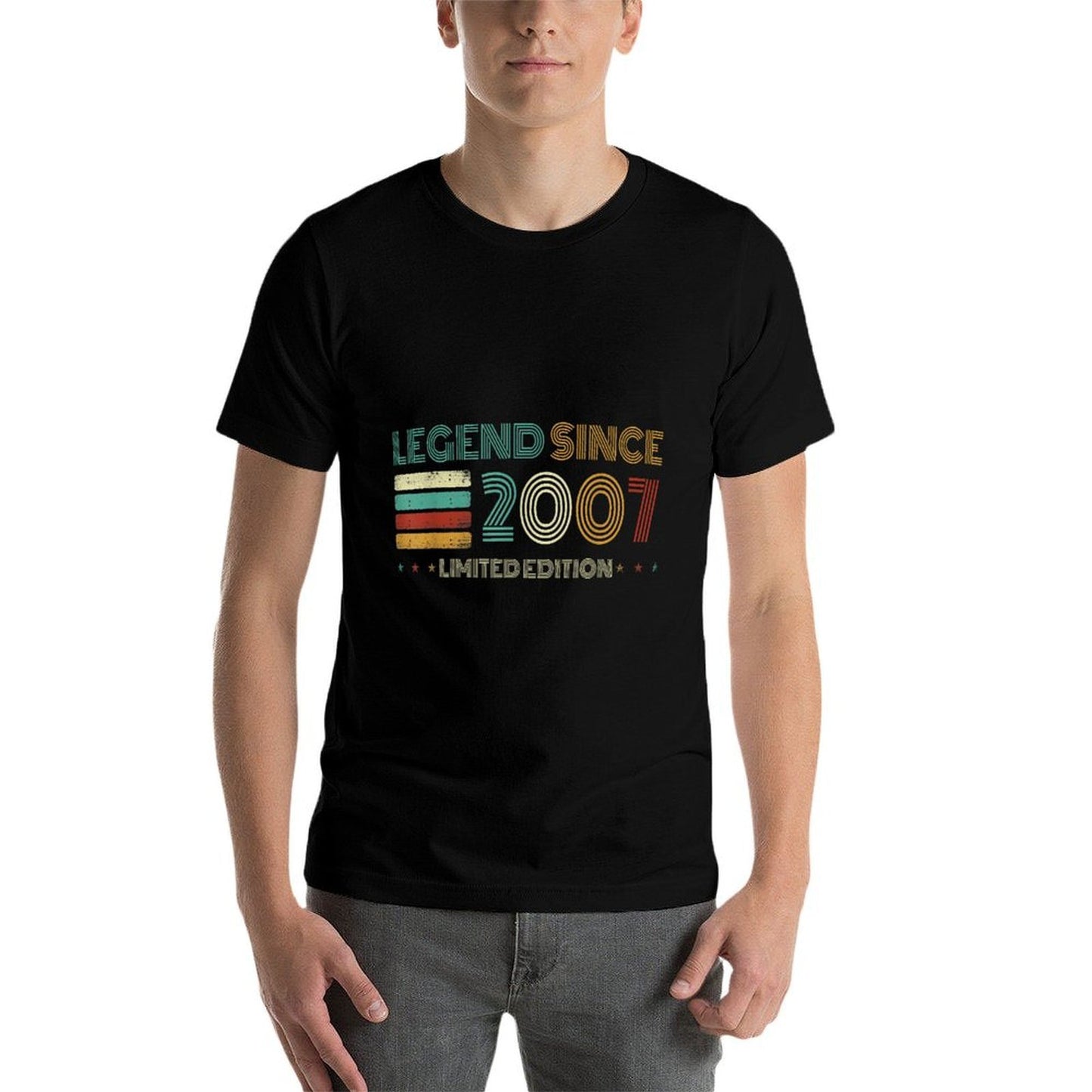 18 Years Old Legend Since 2007 18th Birthday Comfortable T-Shirt