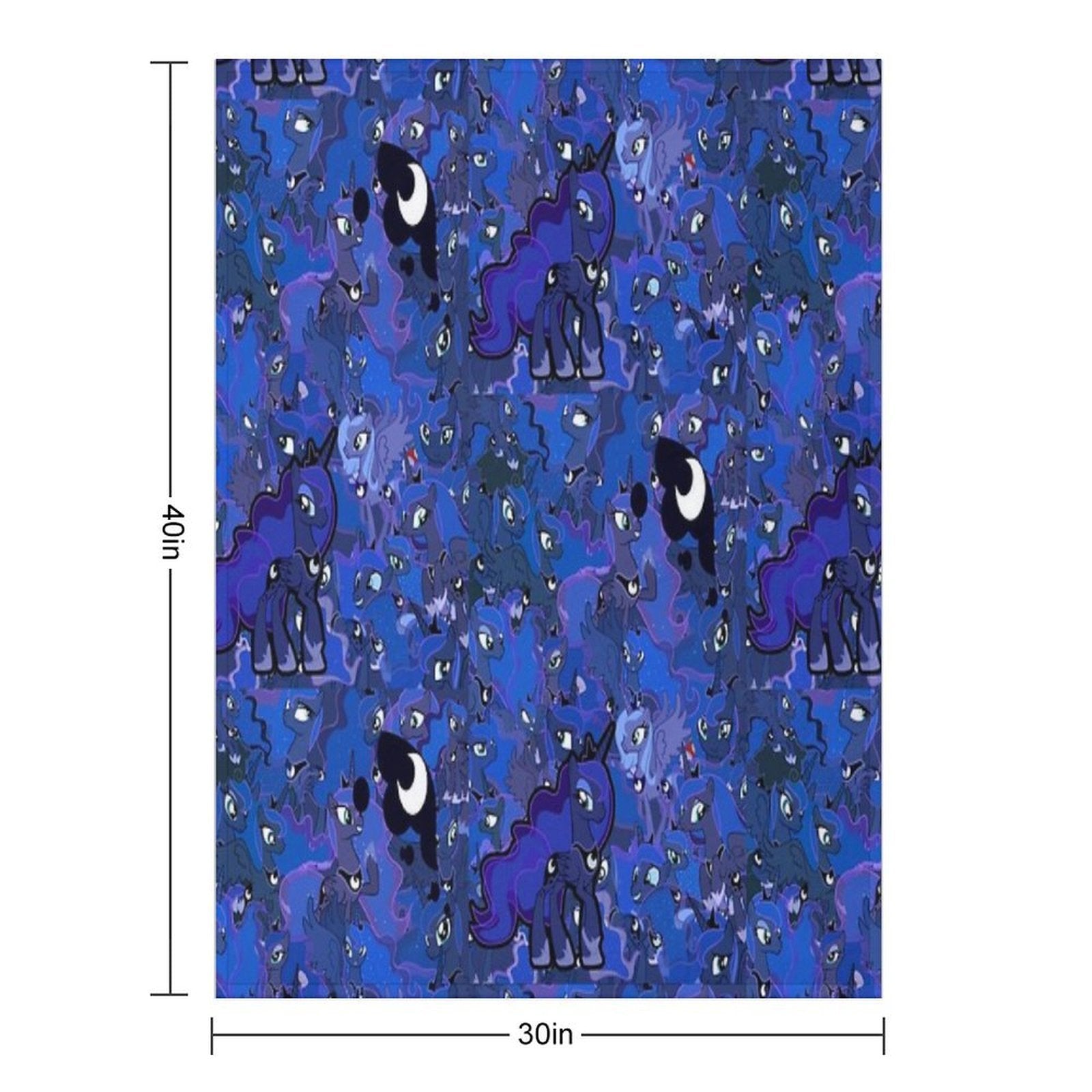Princess Luna Velvety-soft Throw Blanket
