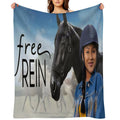 Zoe And Raven Free Rein Compact Throw Blanket