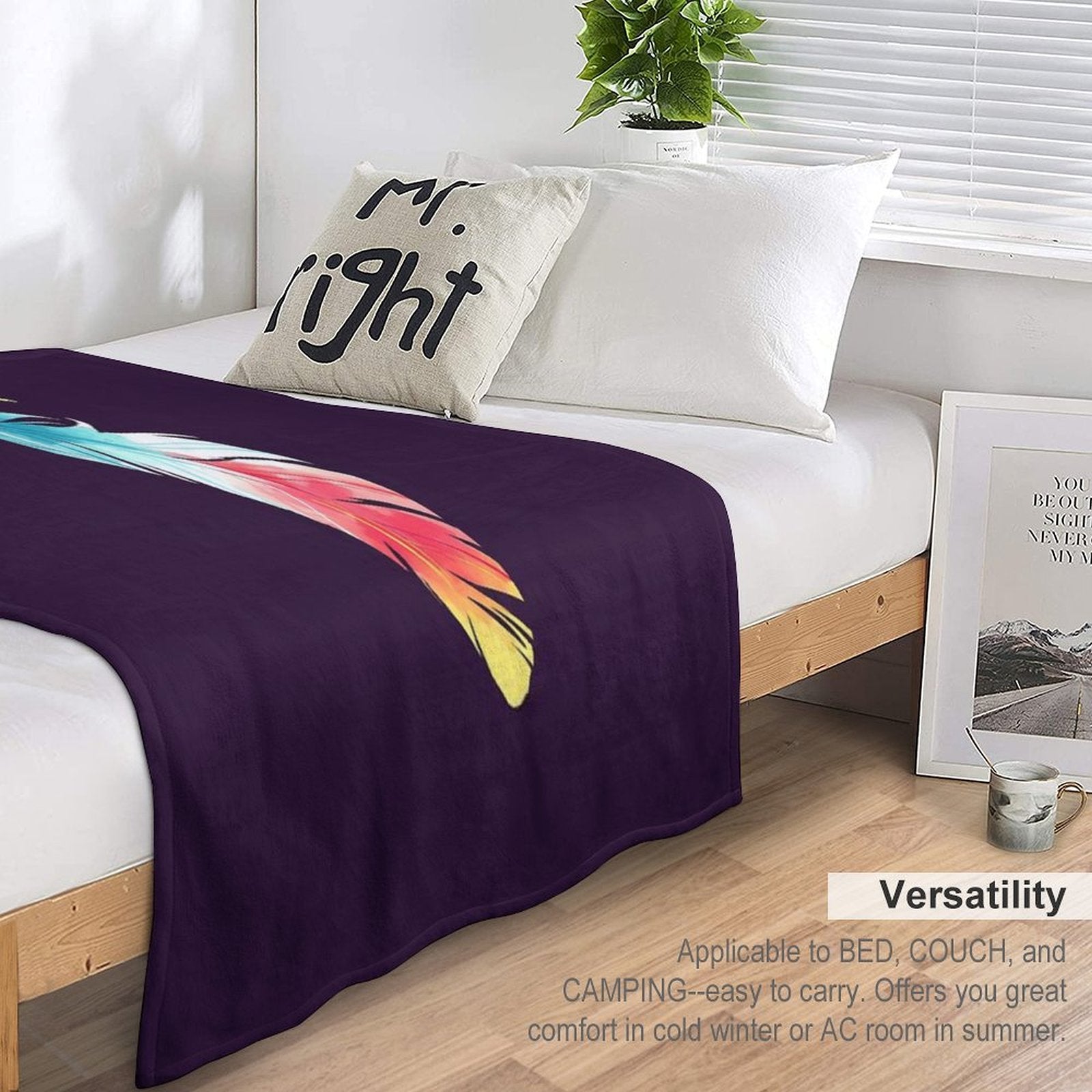 Feather Premium Throw Blanket