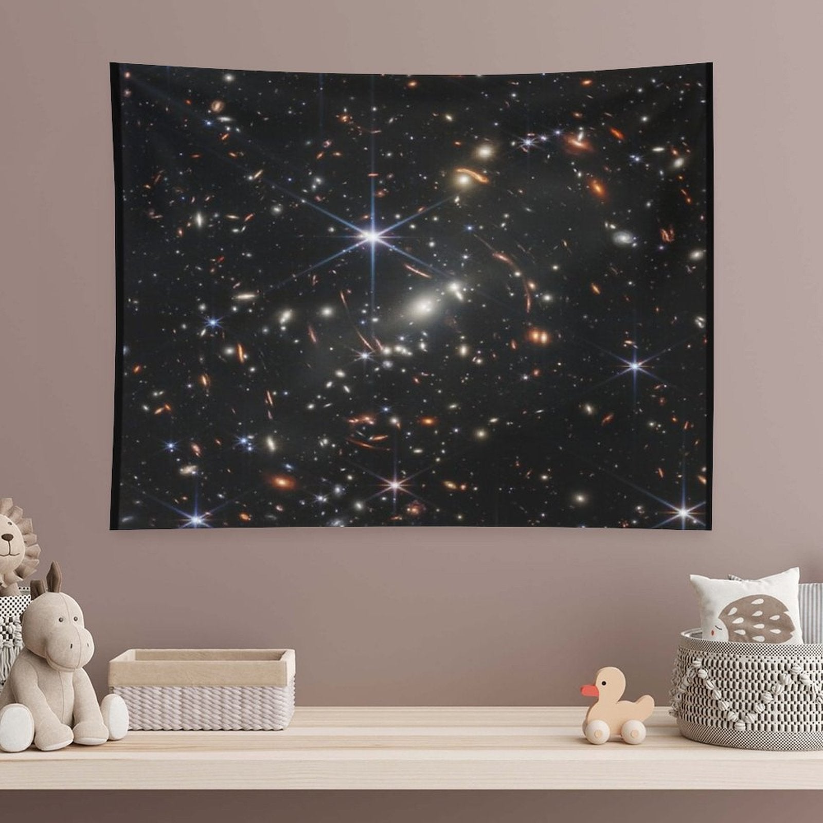 New James Webb Telescope First Picture Ultra High Res Tapestry
