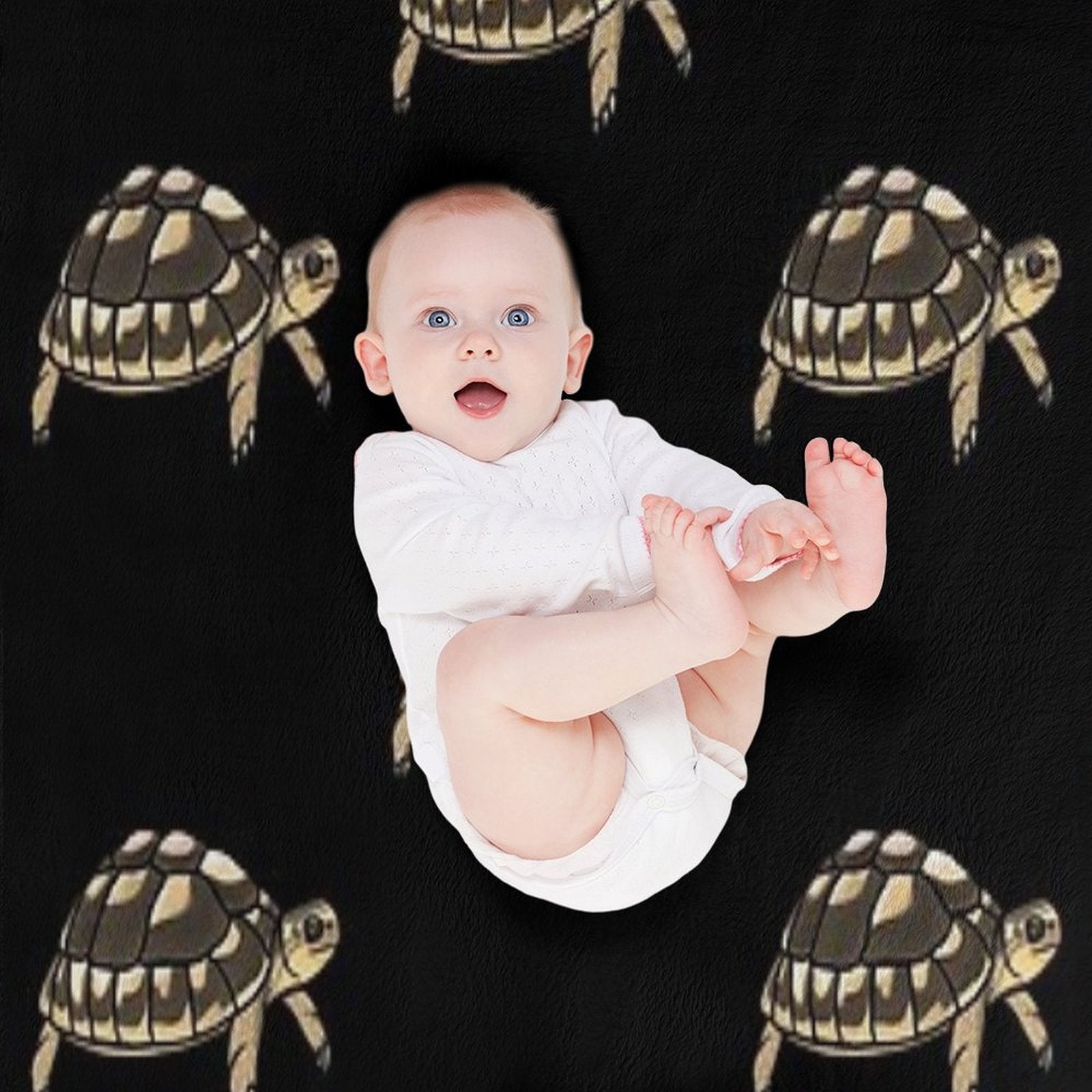 Cute Tortoise for Tortoise Lovers Machine-washable Throw Blanket