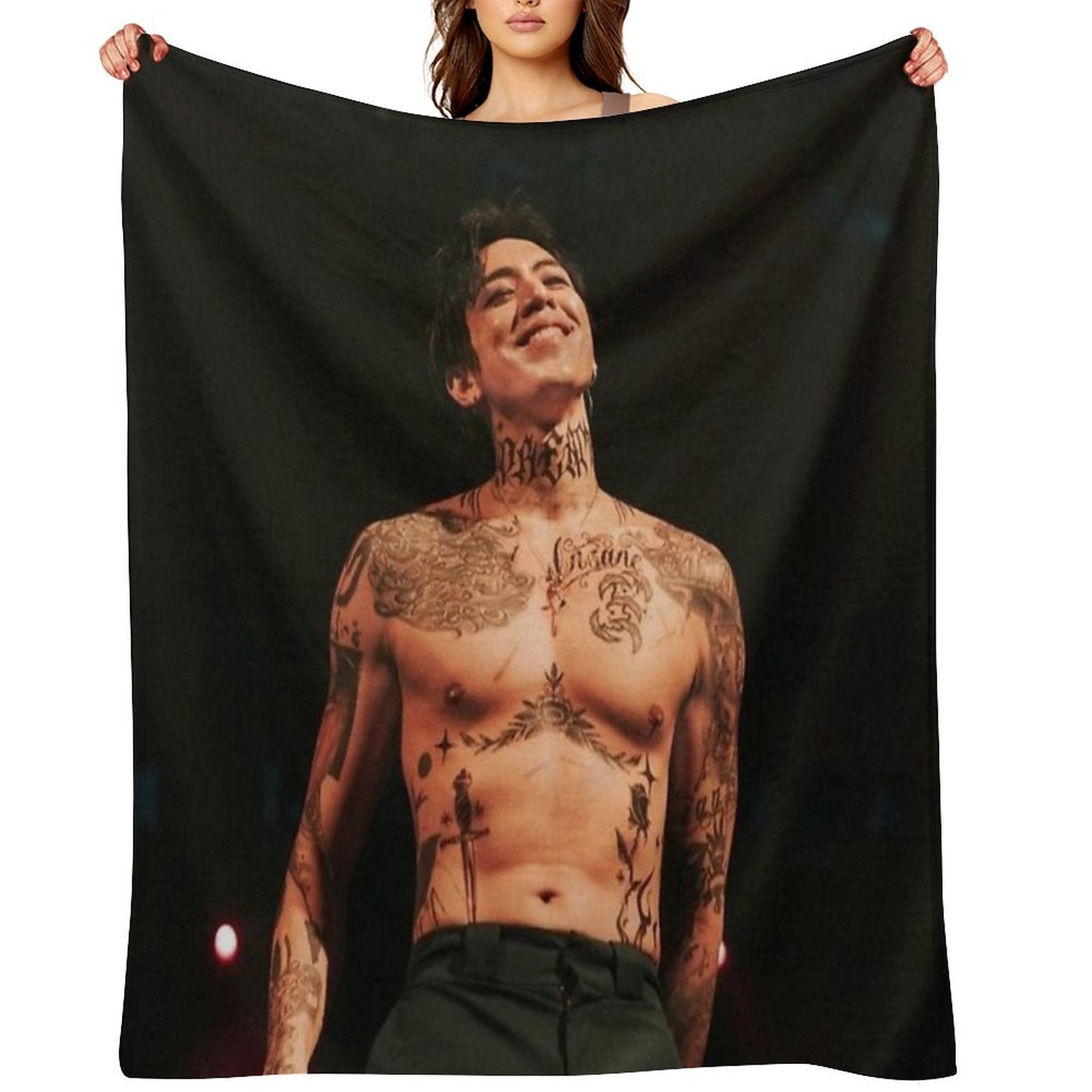 DPR IAN Mito Abs Hot Sexy Beautiful Poster Kpop Dream Perfect Regime Compact Throw Blanket