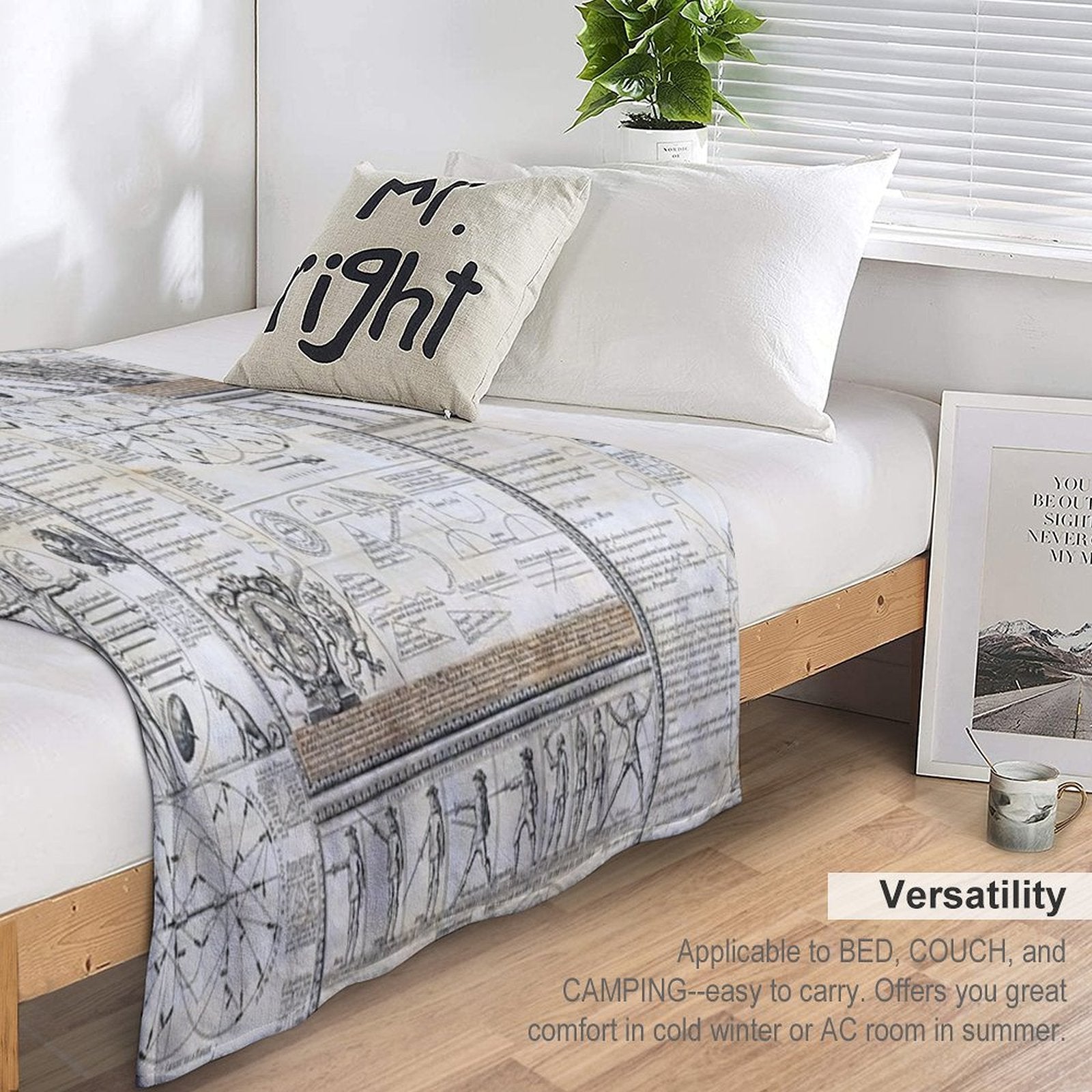 La Verdadera Destreza, Summarized Wrinkle-free Throw Blanket