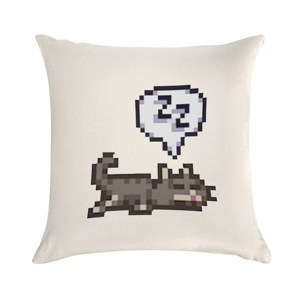 Stardew Valley Sleeping Cat Sploot Soft High-Density Material Throw Pillow
