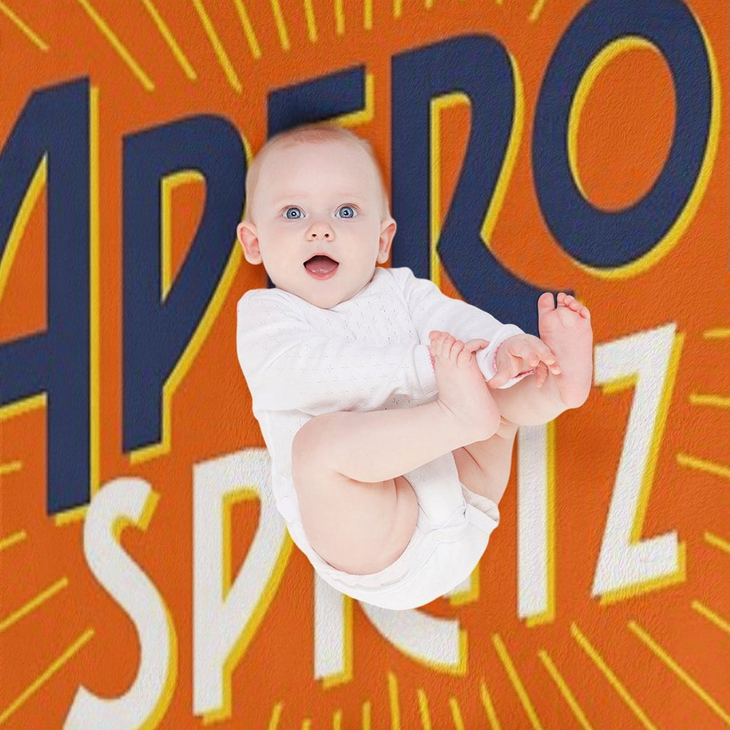 Aperol Spritz Orange Travel-friendly Throw Blanket