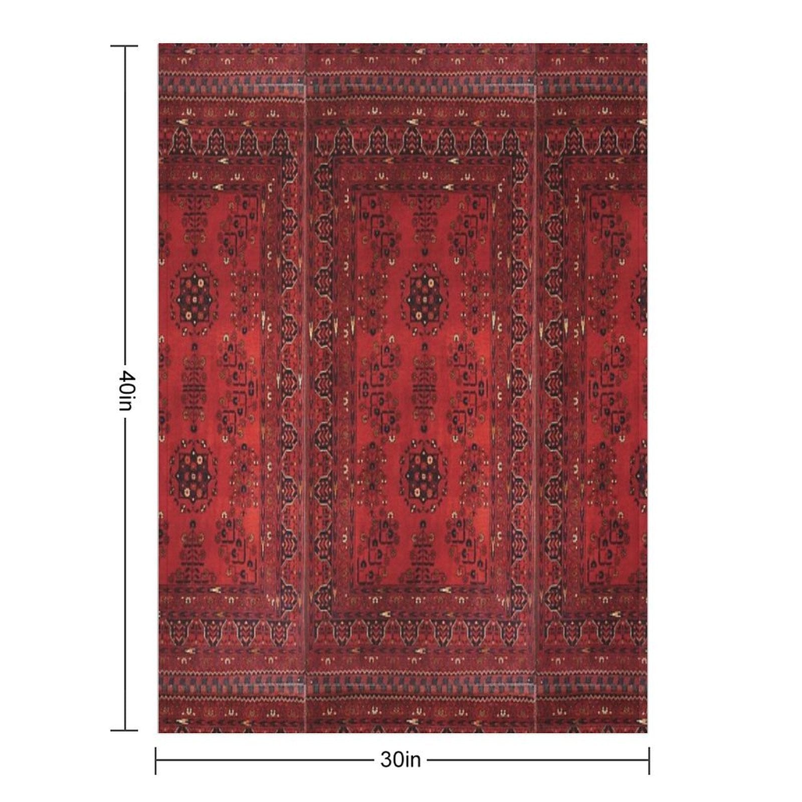 Antique Persian Rug Shrink-resistant Throw Blanket
