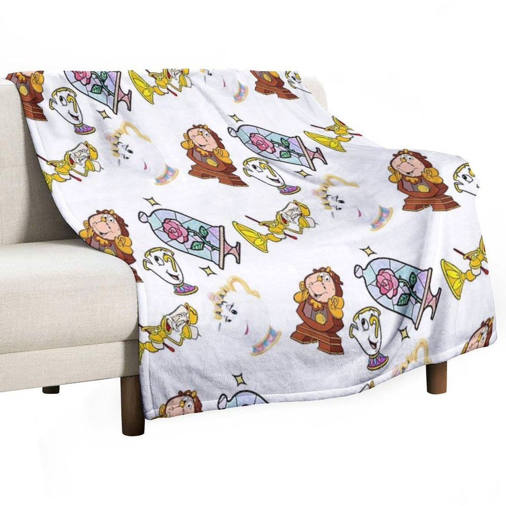Beauty Plush Throw Blanket