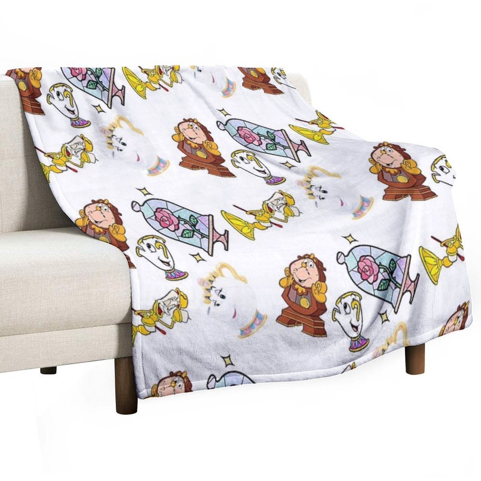 Beauty Plush Throw Blanket