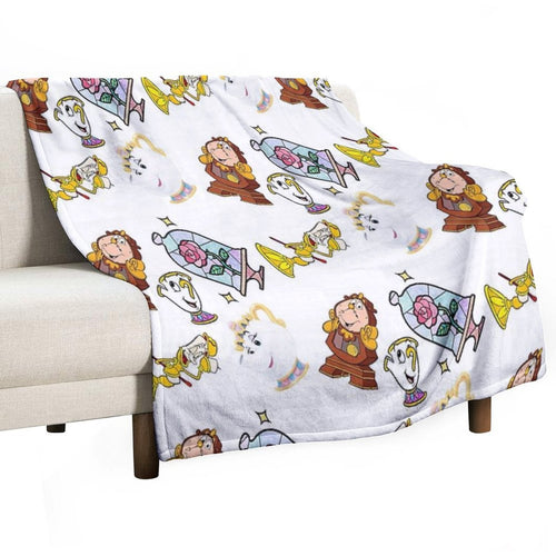 Beauty Plush Throw Blanket