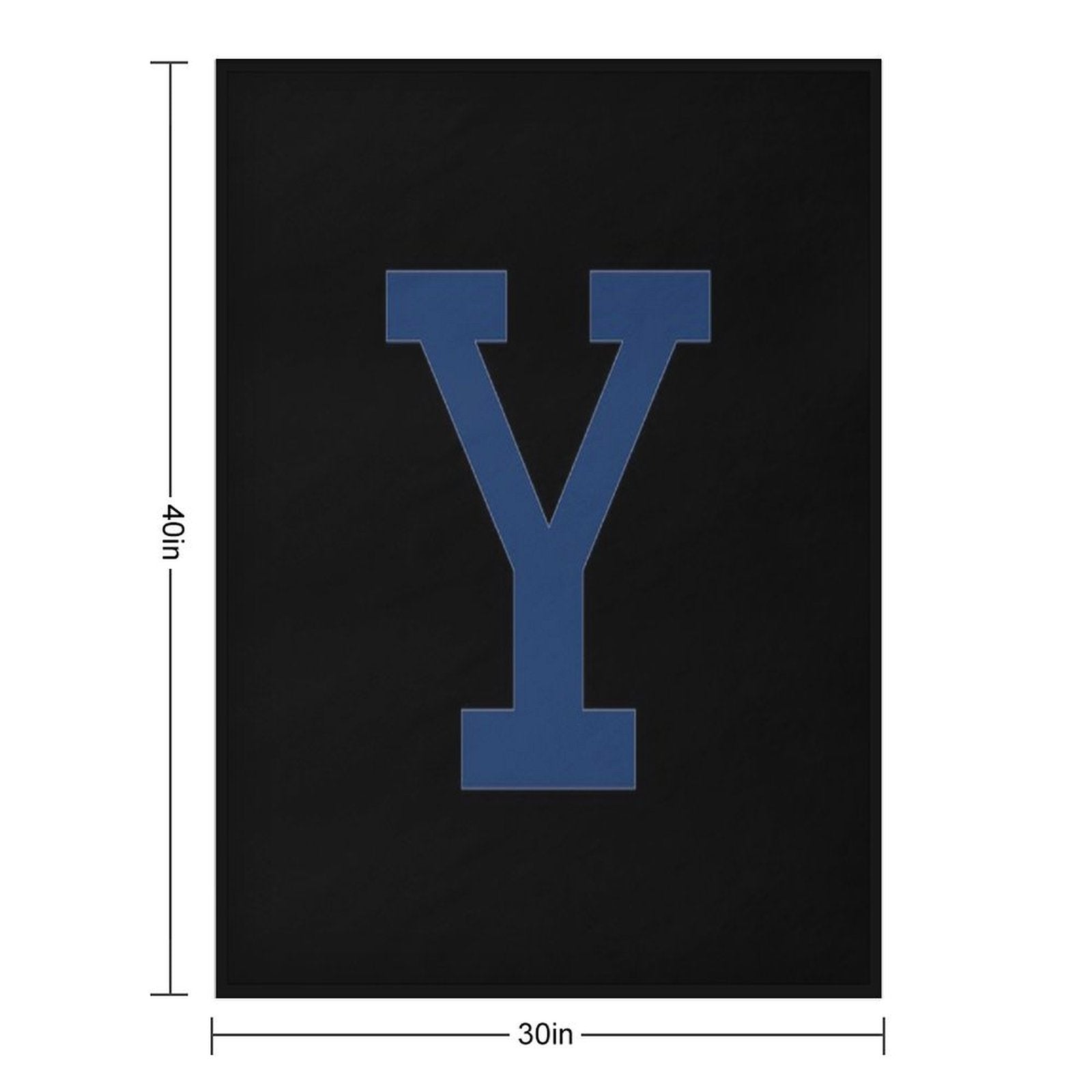 The Yale Iconic Shrink-resistant Throw Blanket