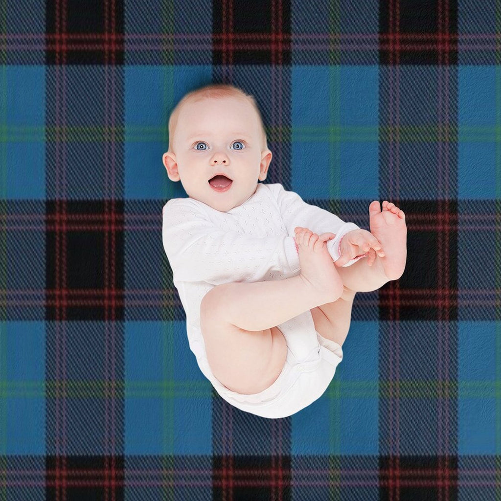 The Home Clan Family Tartan Premium Throw Blanket