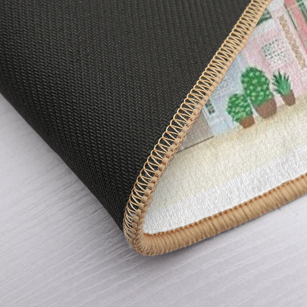 Peranakan Shophouses in Singapore  Multi-Purpose Bath Mat