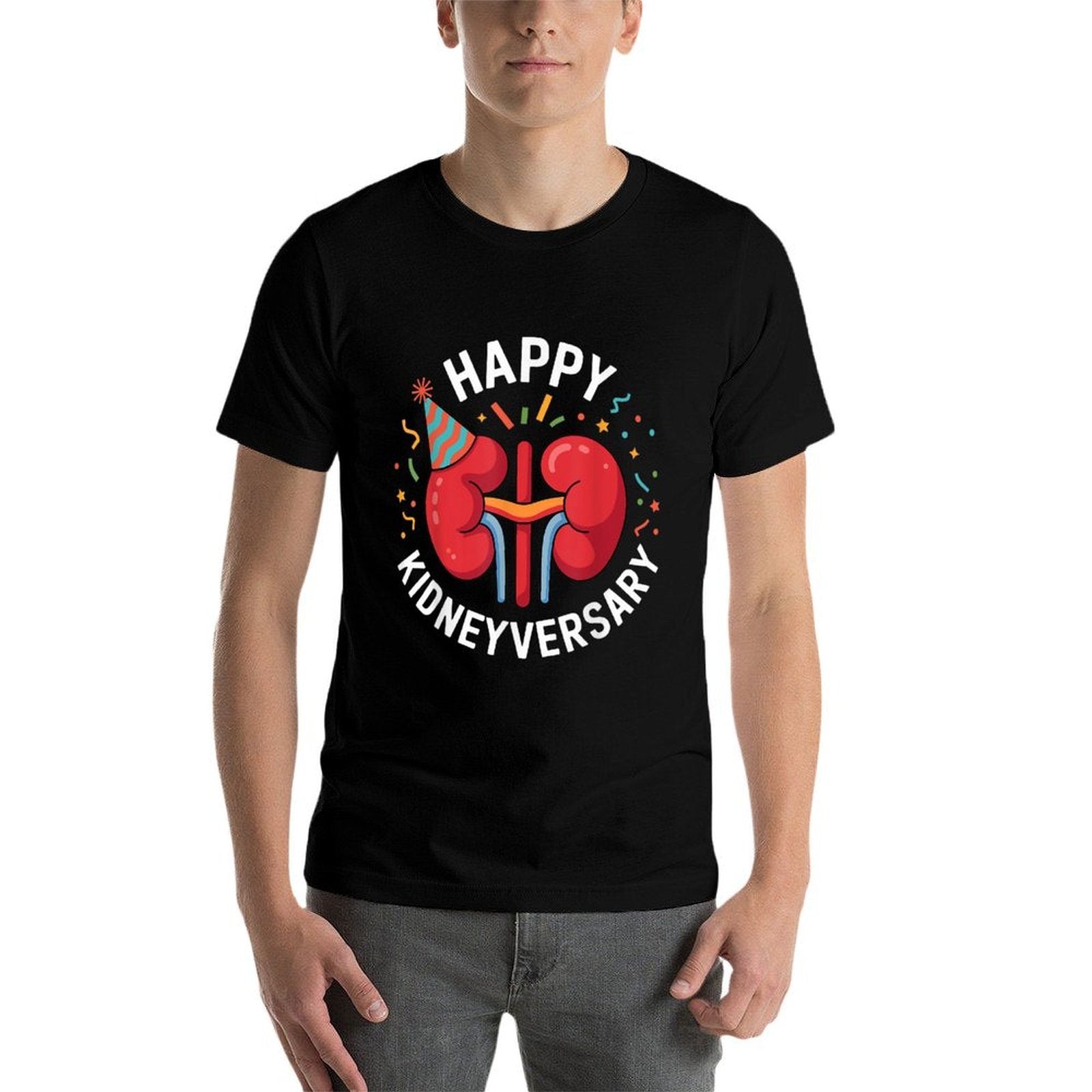 Happy Kidneyversary Funny Kidney Transplant Recipient  Breathable T-Shirt